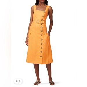 Nicholas Button Pinafore Dress size 6